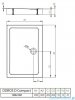Radaway Doros D Compact Stone brodzik 120x100 antracyt SDRD1210-05-64S